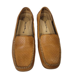 Thom McAn Poron 4000 Lifetime Comfort Blonde Leather Size 9.5 Ladies Loafers